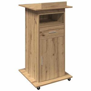 vidaXL Podio Rovere artigianale Legno ingegnerizzato 55 x 55 x 107 cm