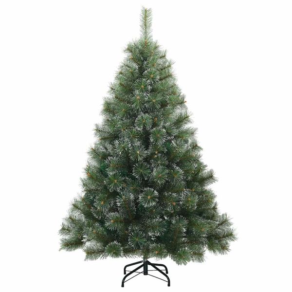 vidaXL Albero di Natale Artificiale Snodato Foderato di Neve Verde