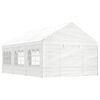 vidaXL Gazebo con Tetto Bianco 6,69x4,08x3,22 m in Polietilene