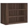vidaXL Armadietto a Muro Rovere Marrone 75x35x60 cm in Truciolato