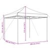 vidaXL Tenda da Festa Pieghevole Pop-Up Terracotta 292x292x315 cm
