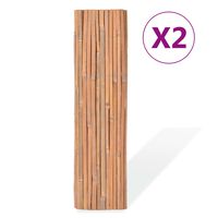 vidaXL Recinzioni in Bambù 2 pz 100x400 cm