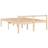 vidaXL Letto per Anziani 160x200 cm in Legno Massello di Pino