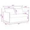 vidaXL Set di divani 2 pcs Grigio Scuro 156 x 82 x 85 cm Tessuto