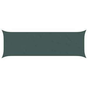 vidaXL Vela da ombra solare Verde Scuro 2 x 6 m 100% Poliestere Oxford