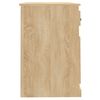vidaXL Scrivania Cassetto Rovere Sonoma 115x50x75 cm Legno Multistrato