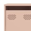 vidaXL Credenza Rosa 135x39x103,5 cm in Acciaio Laminato a Freddo