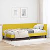 vidaXL Cornice del letto ad angolo Giallo 90 cm x 190 cm Velluto