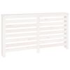 vidaXL Copertura Termosifone Bianca 153x19x84 cm Legno Massello Pino