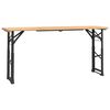 vidaXL Tavolo Pieghevole Birreria 170x50x75/105cm Legno Massello Abete