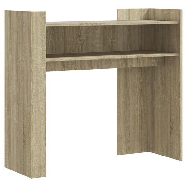 vidaXL Tavolo Consolle Rovere Sonoma 100x35x90 cm in Legno Multistrato