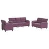 vidaXL Set di divani 3 pcs Viola Velluto