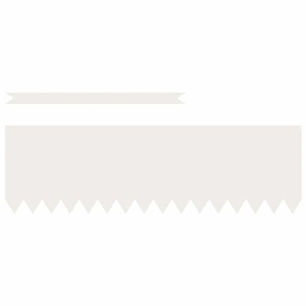 vidaXL Bordura per Prato 10 pcs Bianco 100 x 0.05 x 20 cm