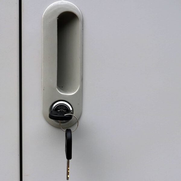 vidaXL Armadio con Locker Grigio 45 x 90 x 180 cm