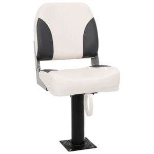 vidaXL Sedile pieghevole per barca 1 set Schienale Basso con Cinghia