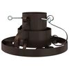 vidaXL Supporto per Albero di Natale Rame antico 40 x 40 x 20.5 cm