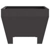 vidaXL Focolare Nero 50 x 50 x 38 cm Acciaio