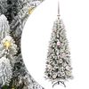 vidaXL Albero di Natale artificiale con 150 LED Bianco 120 cm