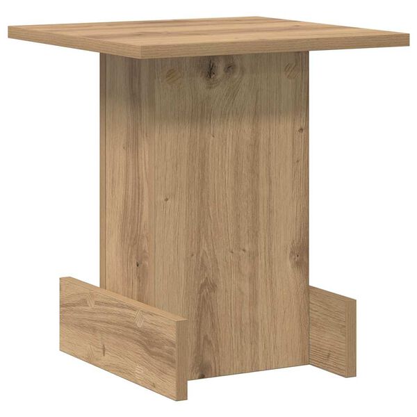 vidaXL Tavolino Rovere artigianale 35,5 x 35 x 40 cm Legno multistrato