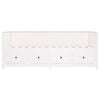 vidaXL Dormeuse senza Materasso Bianca 80x200 cm Legno Massello Pino