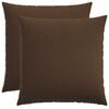 vidaXL Cuscino da Lanciare 2 pz HEERLEN Marrone 55 x 55 cm Tessuto