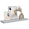 vidaXL Scaffale a Parete Grigio Cemento 90x23,5x3,8 cm in MDF