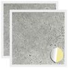 vidaXL Copertura Vite Adesiva 2 pcs Grigio cemento &Oslash; 20 x 0,5 mm