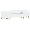 vidaXL Mobile TV LED DELFT 153 x 35 x 43 cm Bianco Lucido