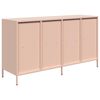 vidaXL Credenza Rosa 135x39x73,5 cm in Acciaio Laminato a Freddo