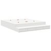 vidaXL Struttura letto con contenitore con cassetto Bianco 180 cm