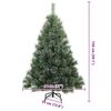 vidaXL Albero di Natale artificiale con 150 LED Verde 150 cm PE e PVC
