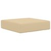 vidaXL Cuscino da Sedia Esterno Beige 40 x 40 x 8 cm 100% Poliestere