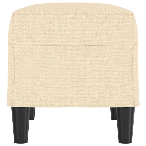 vidaXL Panca crema 70x35x41 cm in Tessuto