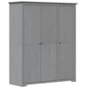vidaXL Armadio BODO 146x53,5x173 cm in Legno Massello di Pino Grigio