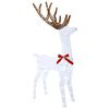 vidaXL Renna di Natale 3D LOVIISA 140 LED Bianco freddo