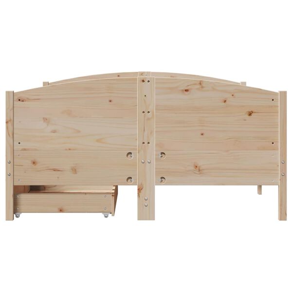 vidaXL Letto senza Materasso 140x200 cm in Legno Massello di Pino