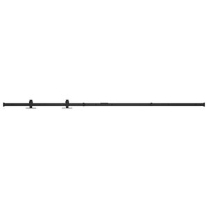 vidaXL Kit Mini Anta Scorrevole Armadio in Acciaio al Carbonio 200 cm