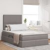vidaXL Letto con Contenitore Talpa 120 x 200 cm Pelle Sintetica