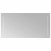 vidaXL Specchio da bagno LED Trasparente 80 x 40 cm vetro temperato