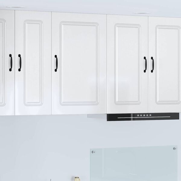 vidaXL Mobile da cucina Kalmar Bianco Lucido 50 x 31 x 80 cm