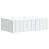 vidaXL Tavolino da Parete Laterale Bianco 59 x 34,5 x 17 cm