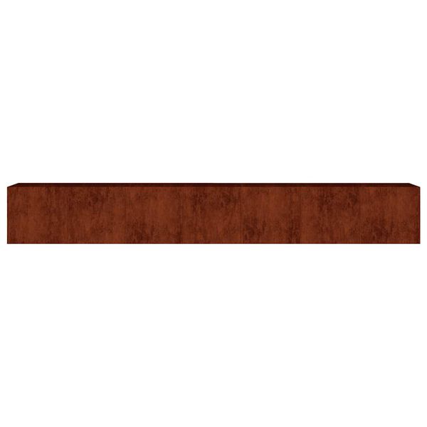 vidaXL Fioriera Rialzata da Giardino 280x40x40 cm in Acciaio Corten