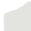 vidaXL Testiera con testiera Bianco 90 cm Legno multistrato