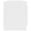 vidaXL Mobile Porta TV Bianco 120x30x35,5 cm in Legno Multistrato