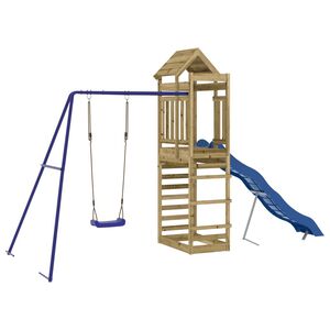 vidaXL Set da Gioco da Esterno in Legno di Pino Impregnato