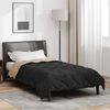 vidaXL Duvet Estivo Nero e Talpa 200 x 135 cm Microfibra