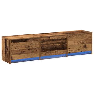 vidaXL Mobile TV Legno vecchio Legno ingegnerizzato