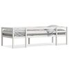 vidaXL Giroletto per Bambini Bianco 90x190cm in Legno Massello di Pino