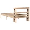 vidaXL Giroletto con Testiera 90x190 cm in Legno Massello di Pino