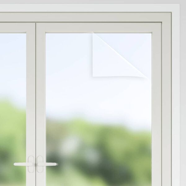 vidaXL Pellicole Statiche Smerigliate Grigie 5pz in PVC